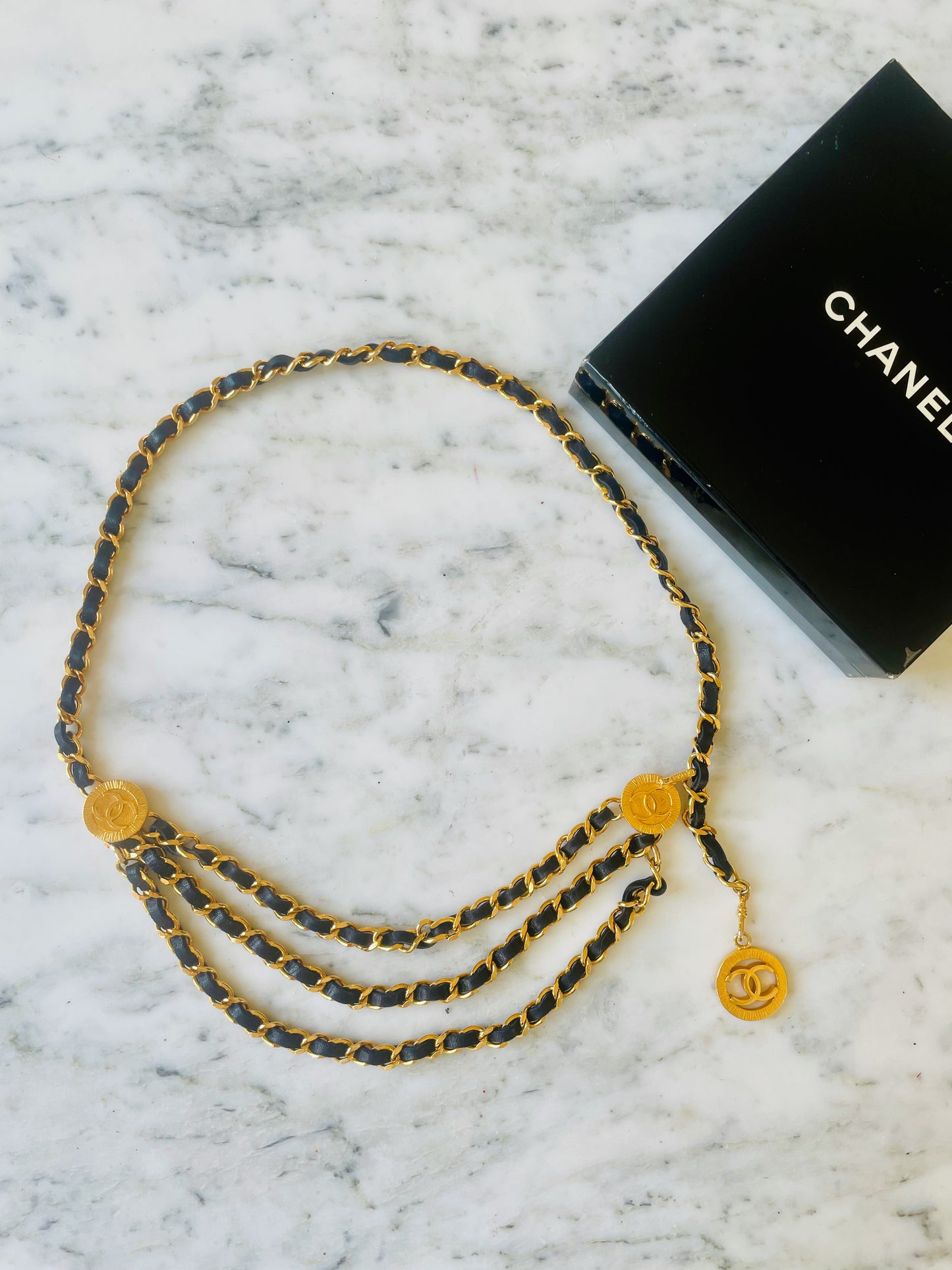 CHANEL Ceinture triple