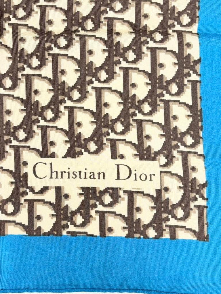 DIOR Carré Oblique en soie