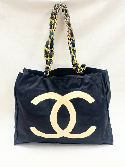CHANEL Sac cabas Logo