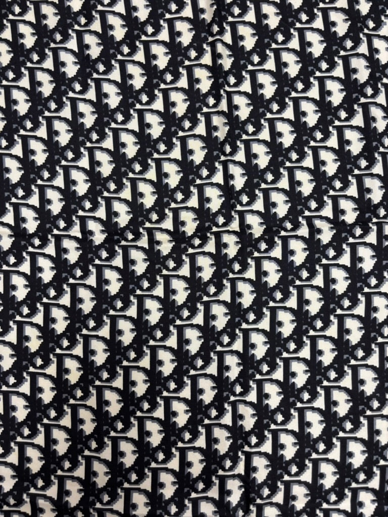 DIOR Foulard Carré Oblique en soie