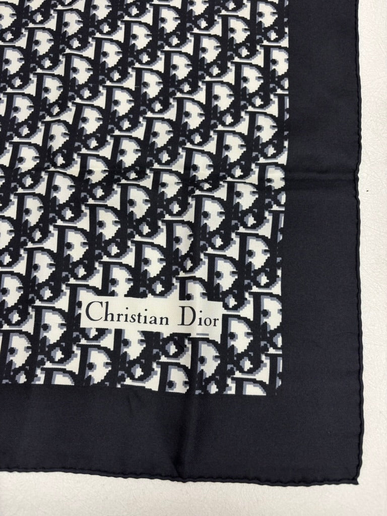 DIOR Foulard Carré Oblique en soie