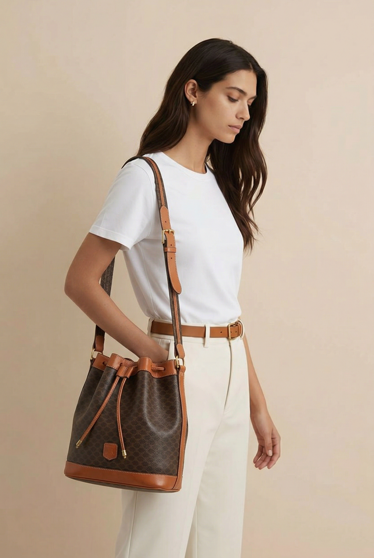 Borsa a secchiello Triumph di CÉLINE