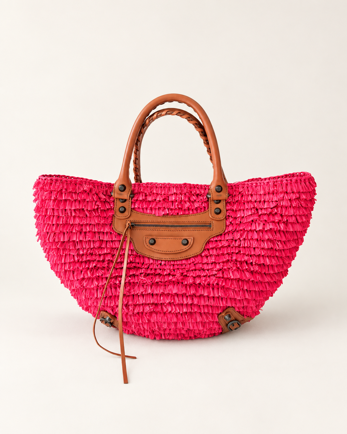 BALENCIAGA Sac Panier Raphia