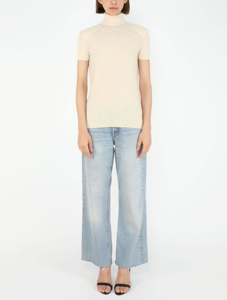 CHANEL Pull cachemire Lattice