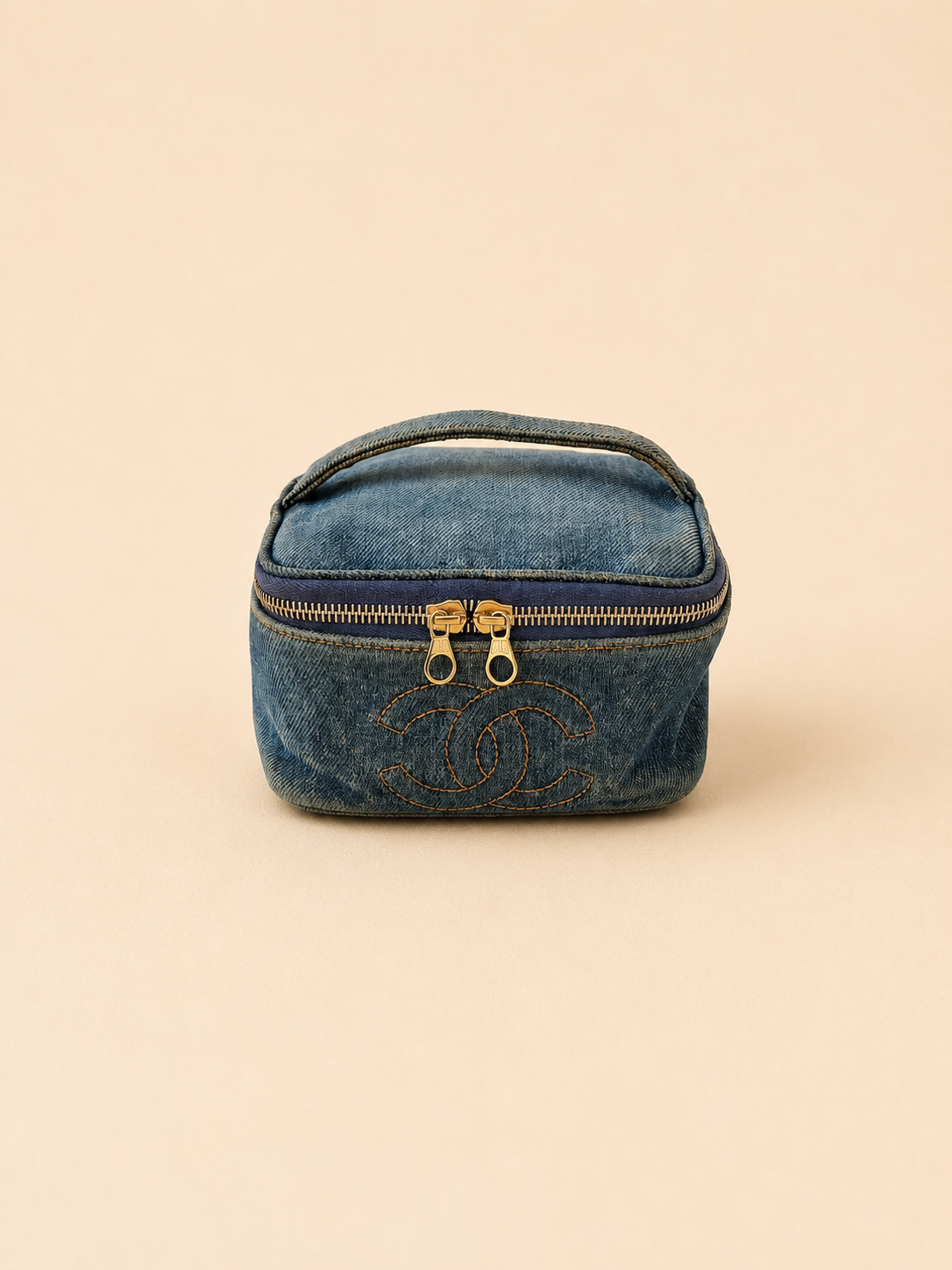 CHANEL Vanity Case Denim