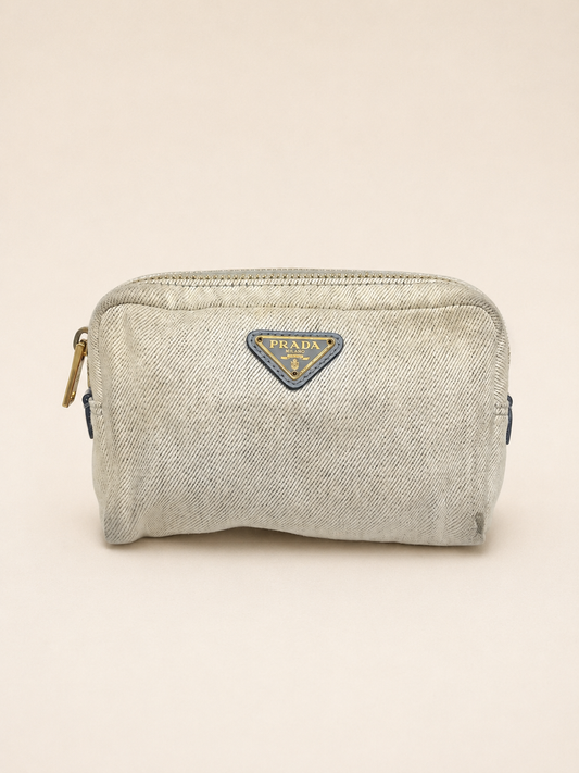 PRADA Pochette en Denim