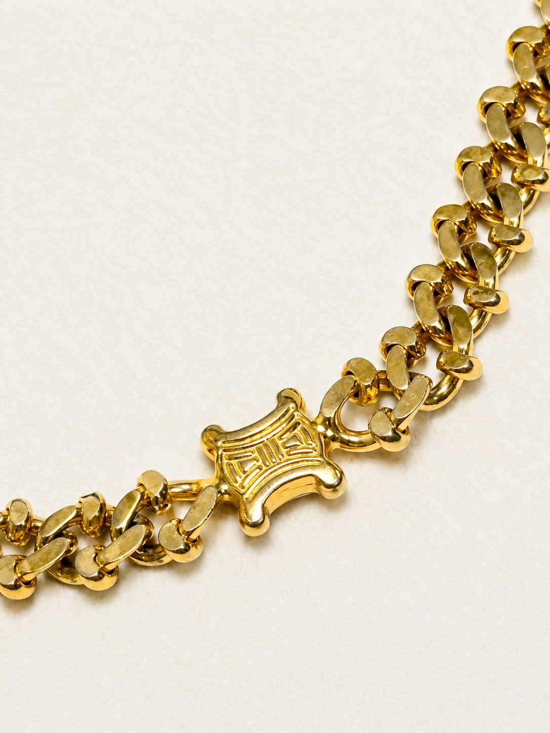 CÉLINE Collier Gourmette Triomphe