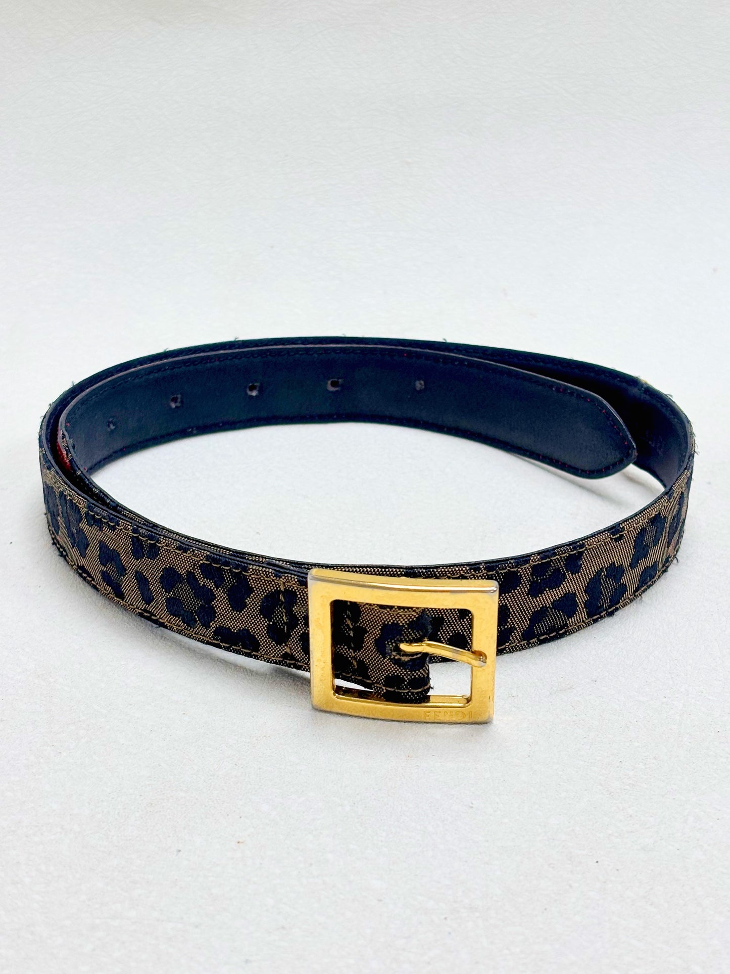 FENDI Ceinture Léopard