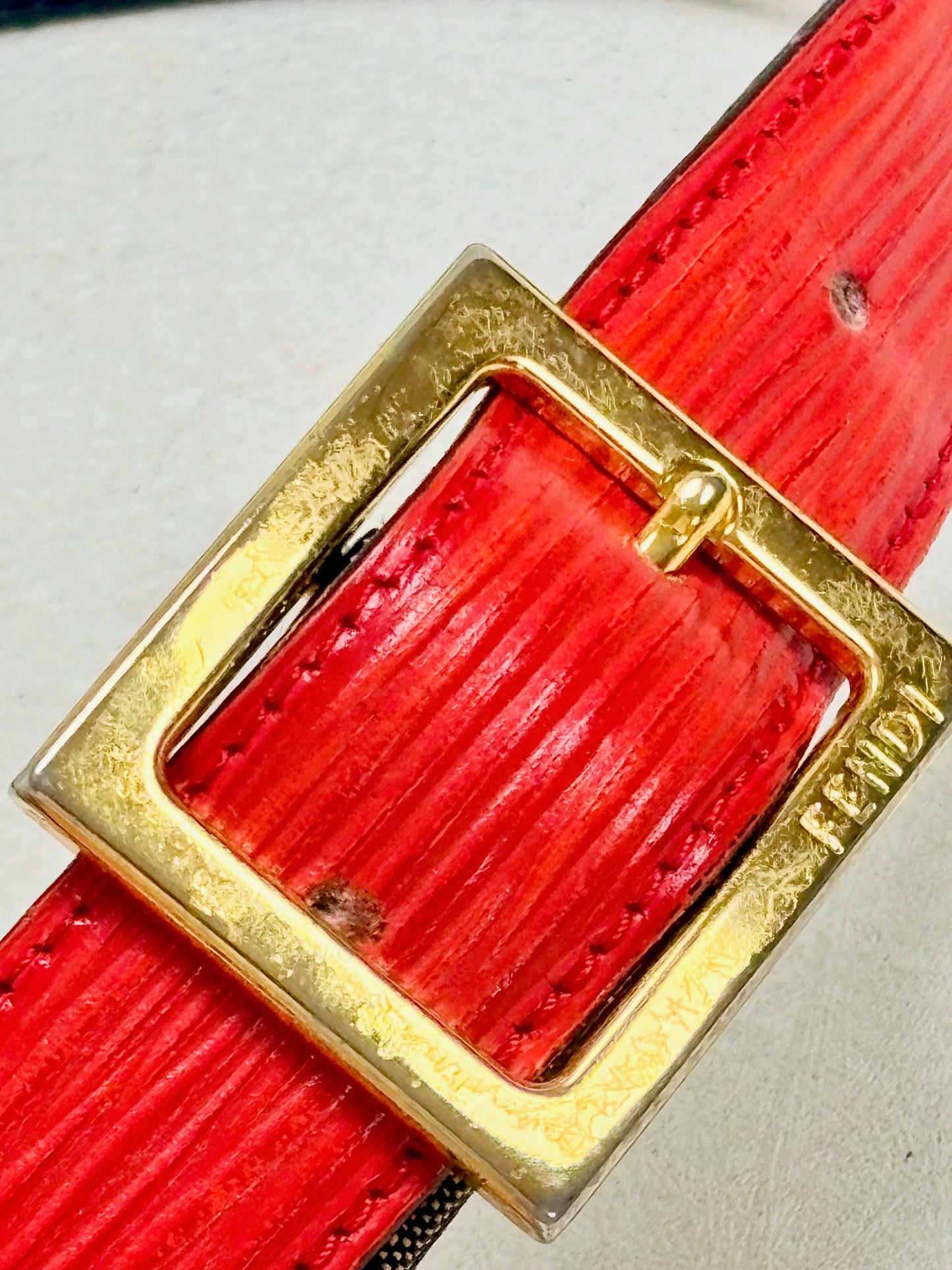 FENDI Ceinture Léopard