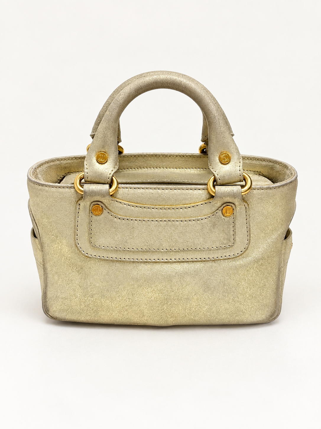 CÉLINE Sac Mini Boogie Cuir Or