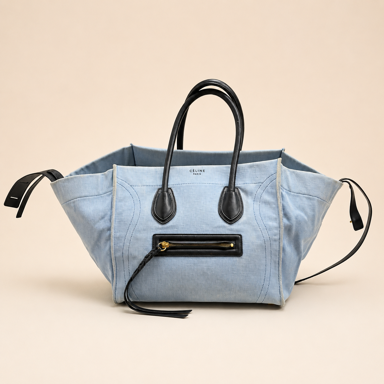 CÉLINE Sac Luggage Denim