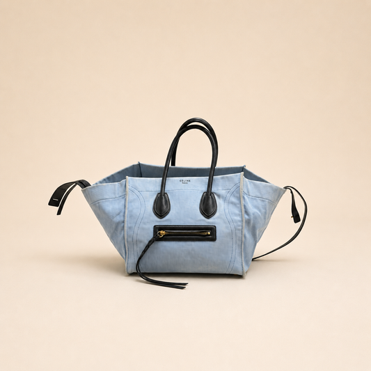 CÉLINE Sac Luggage Denim