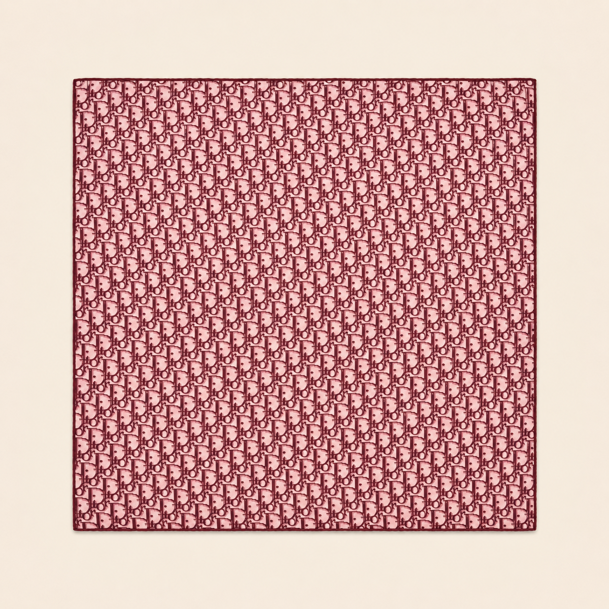 DIOR Foulard Carré Oblique soie