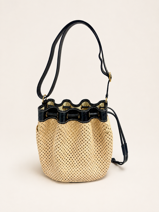 HERMÈS Sac Mini Market Raffia