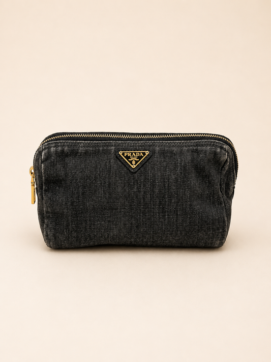 PRADA Trousse en Denim