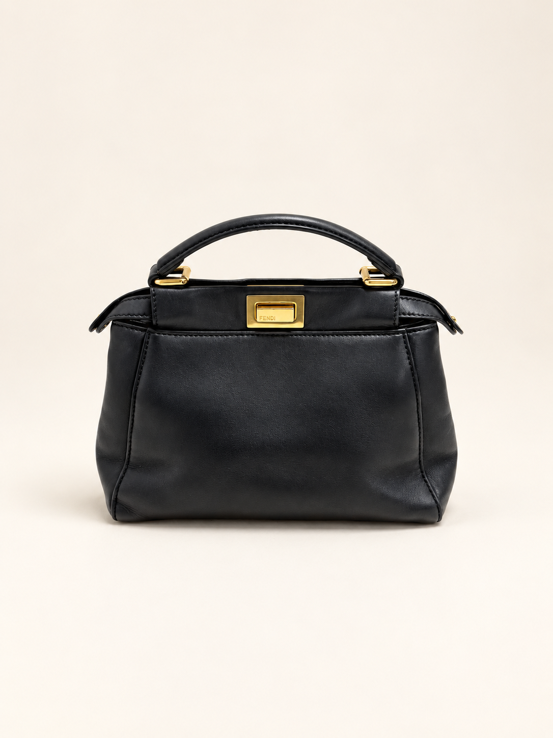 FENDI Sac Peekaboo Small en cuir