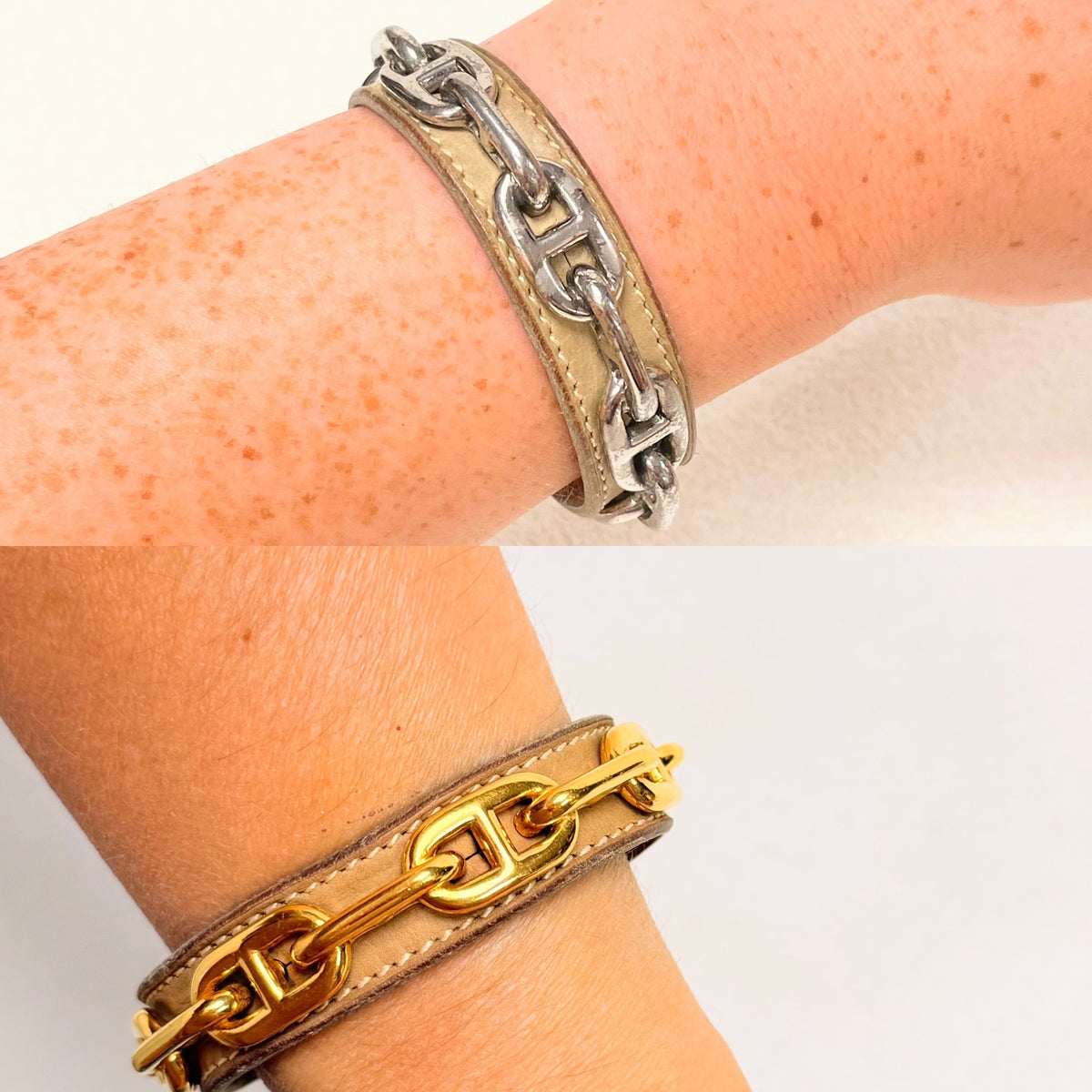 HERMES Bracelet chaîne d'ancre