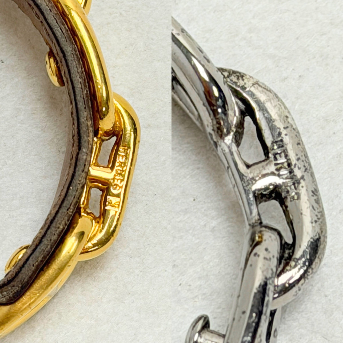 HERMES Bracelet chaîne d'ancre