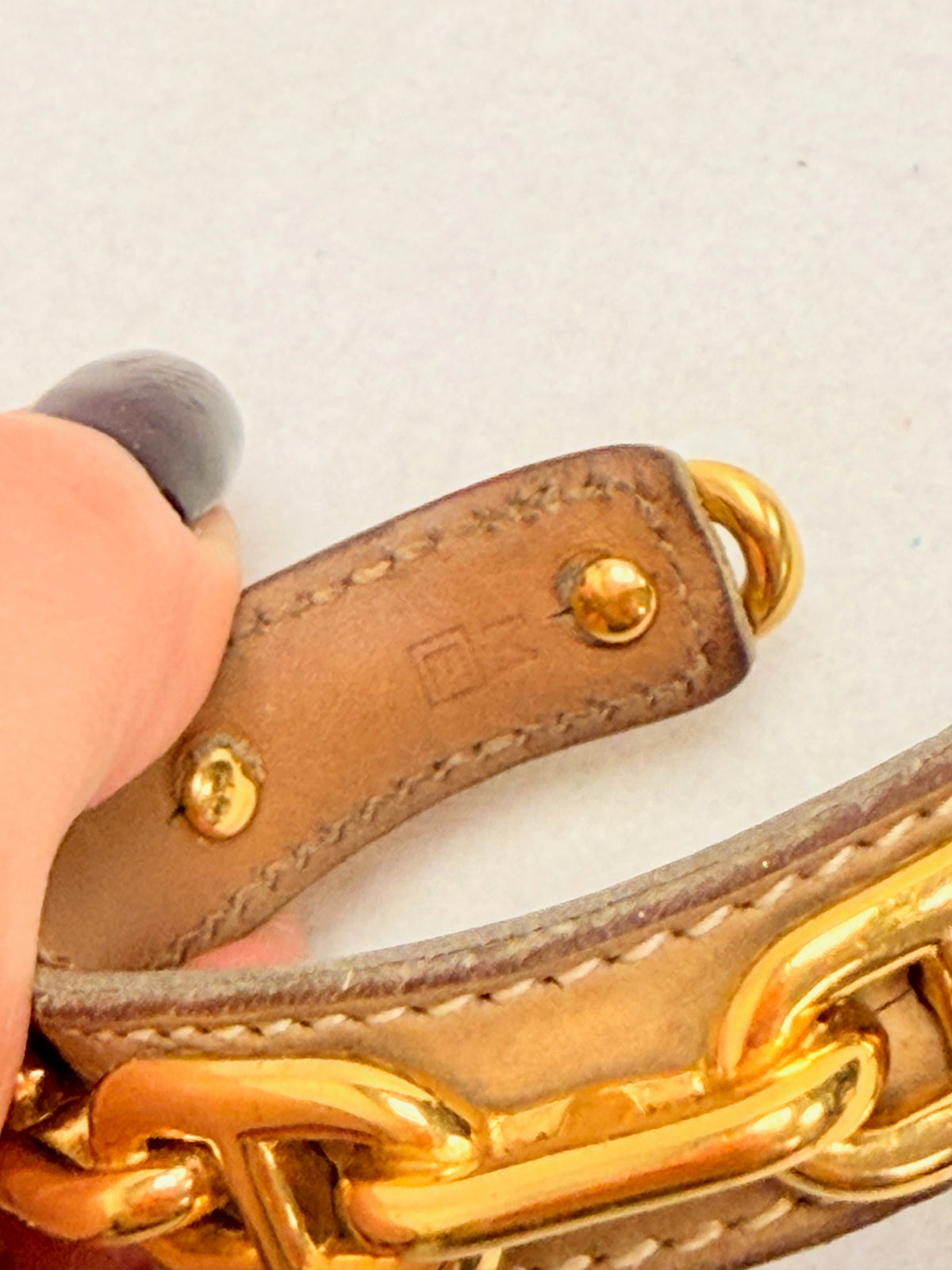 HERMES Bracelet chaîne d'ancre