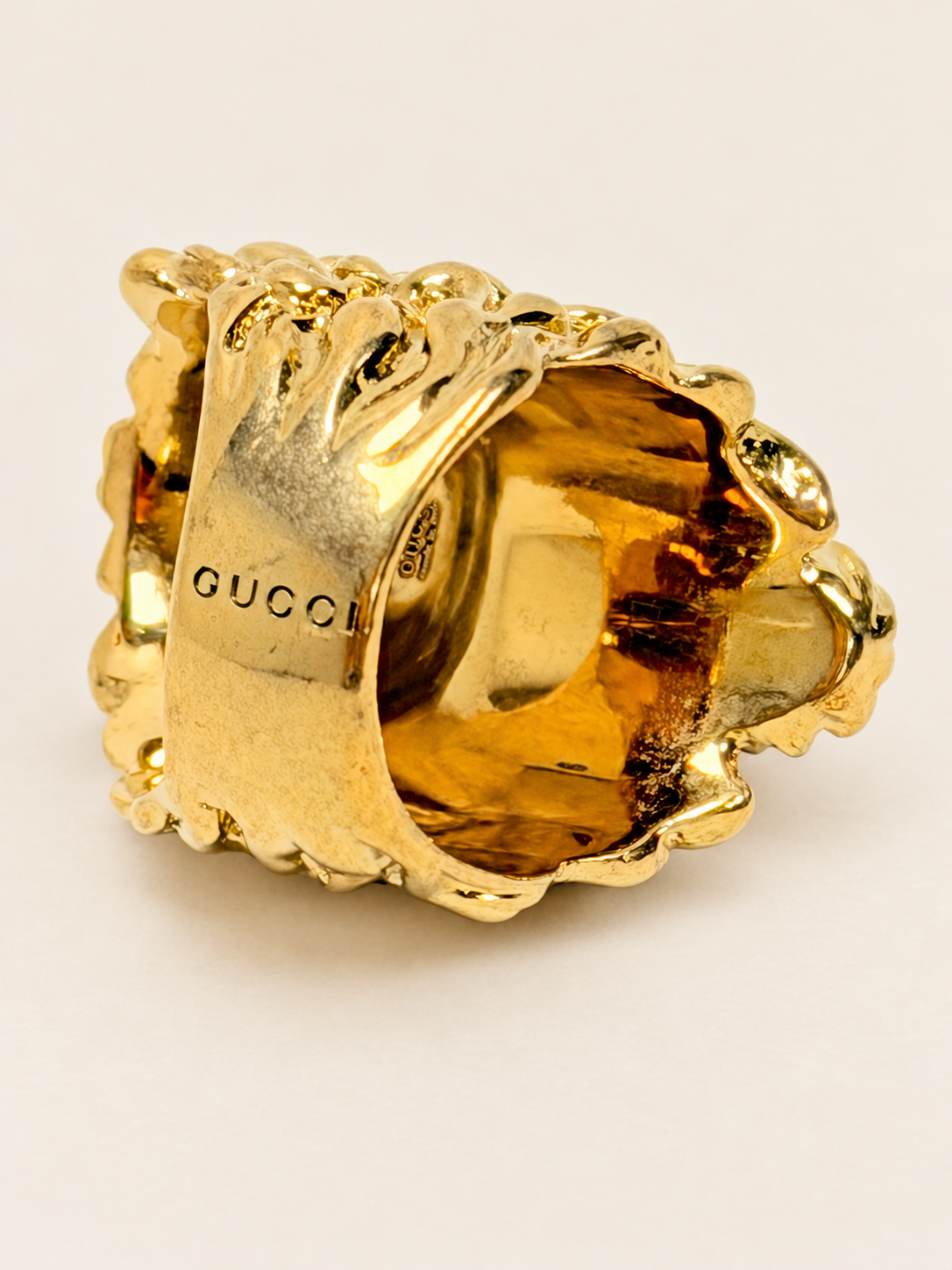 GUCCI Bague têtes de tigre