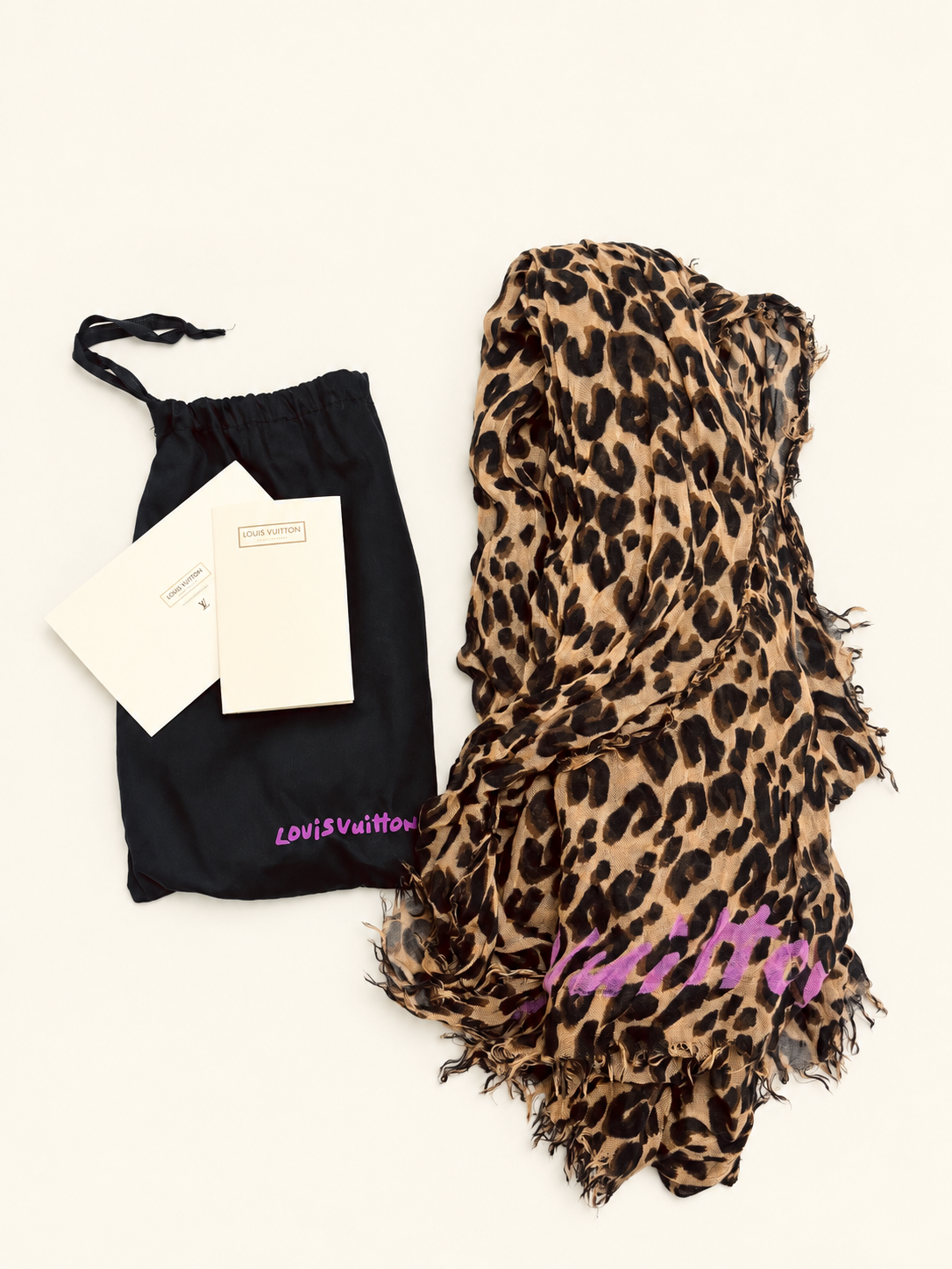 Foulard LOUIS VUITTON x Stephen Sprouse