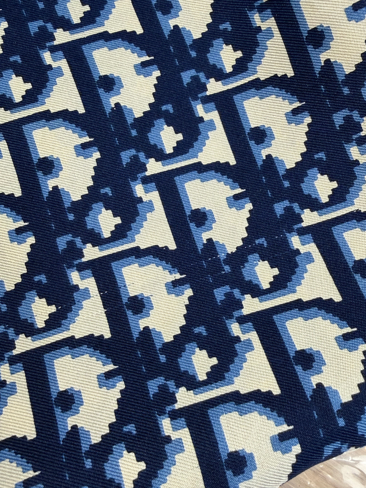 DIOR Foulard Carré Oblique en soie