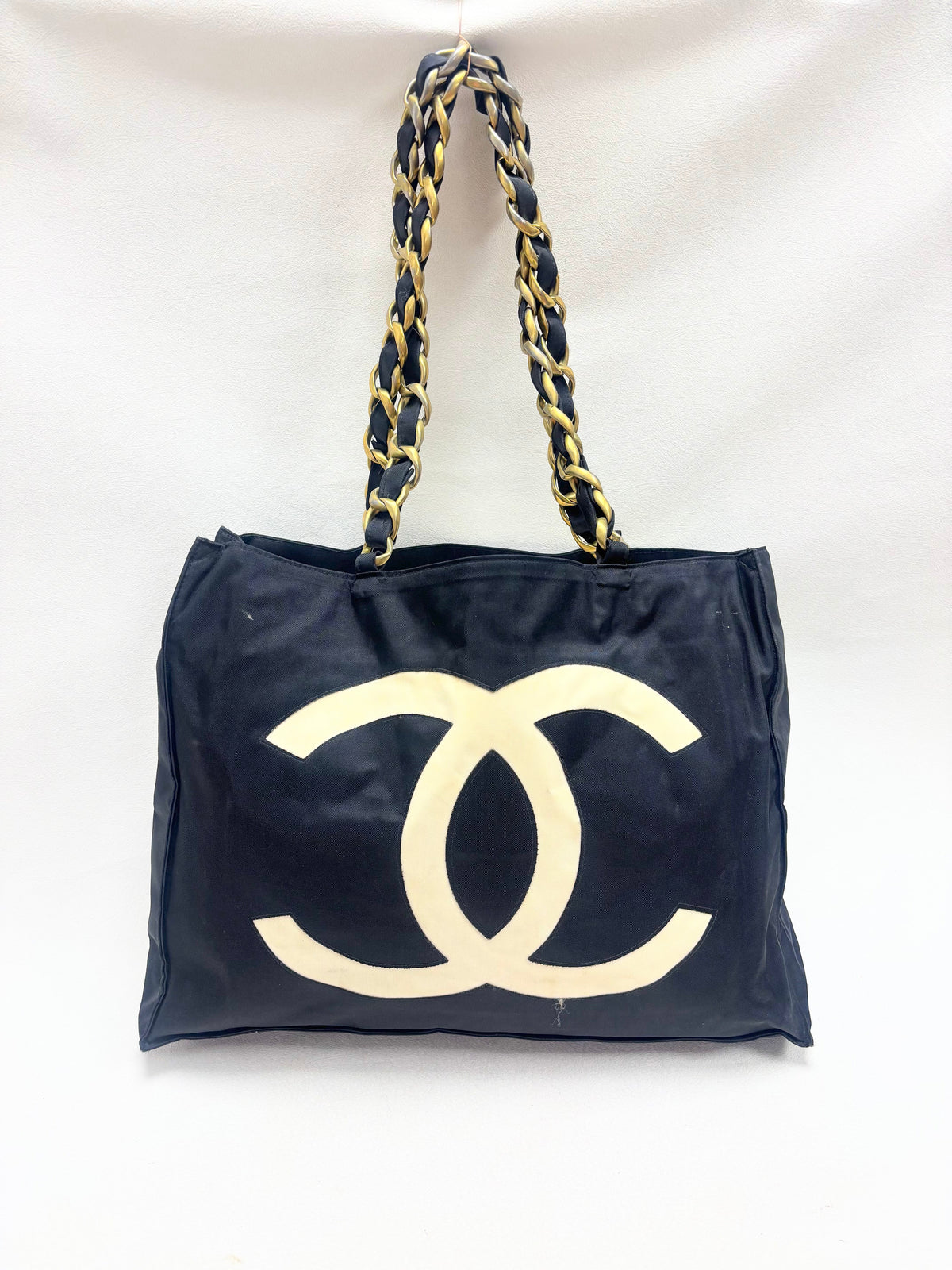 CHANEL Sac Cabas Logo