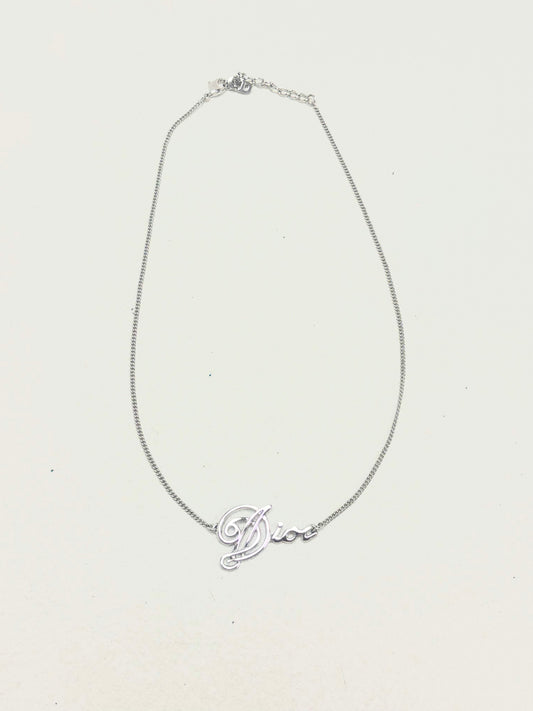 DIOR Script Necklace