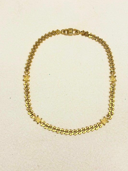 CÉLINE Triumph Gourmette Necklace