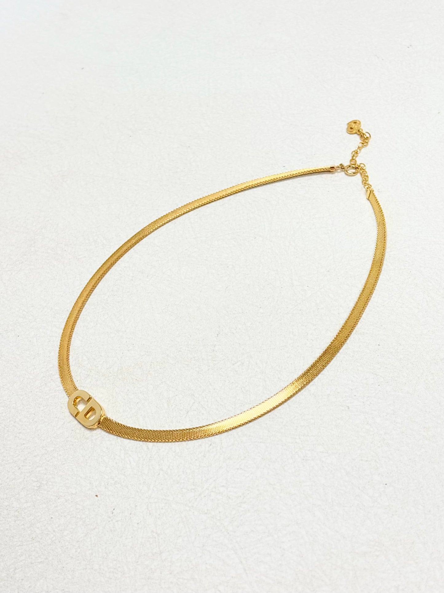 DIOR Collier Maille Plate
