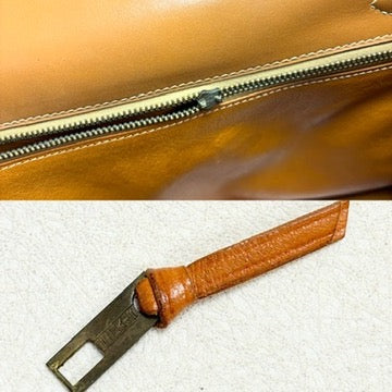 HERMÈS Sac Kelly Retourné 32 Toile H et Box