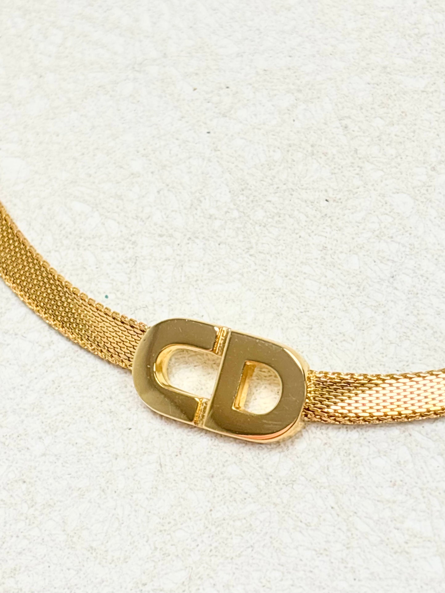 DIOR Collier Maille Plate