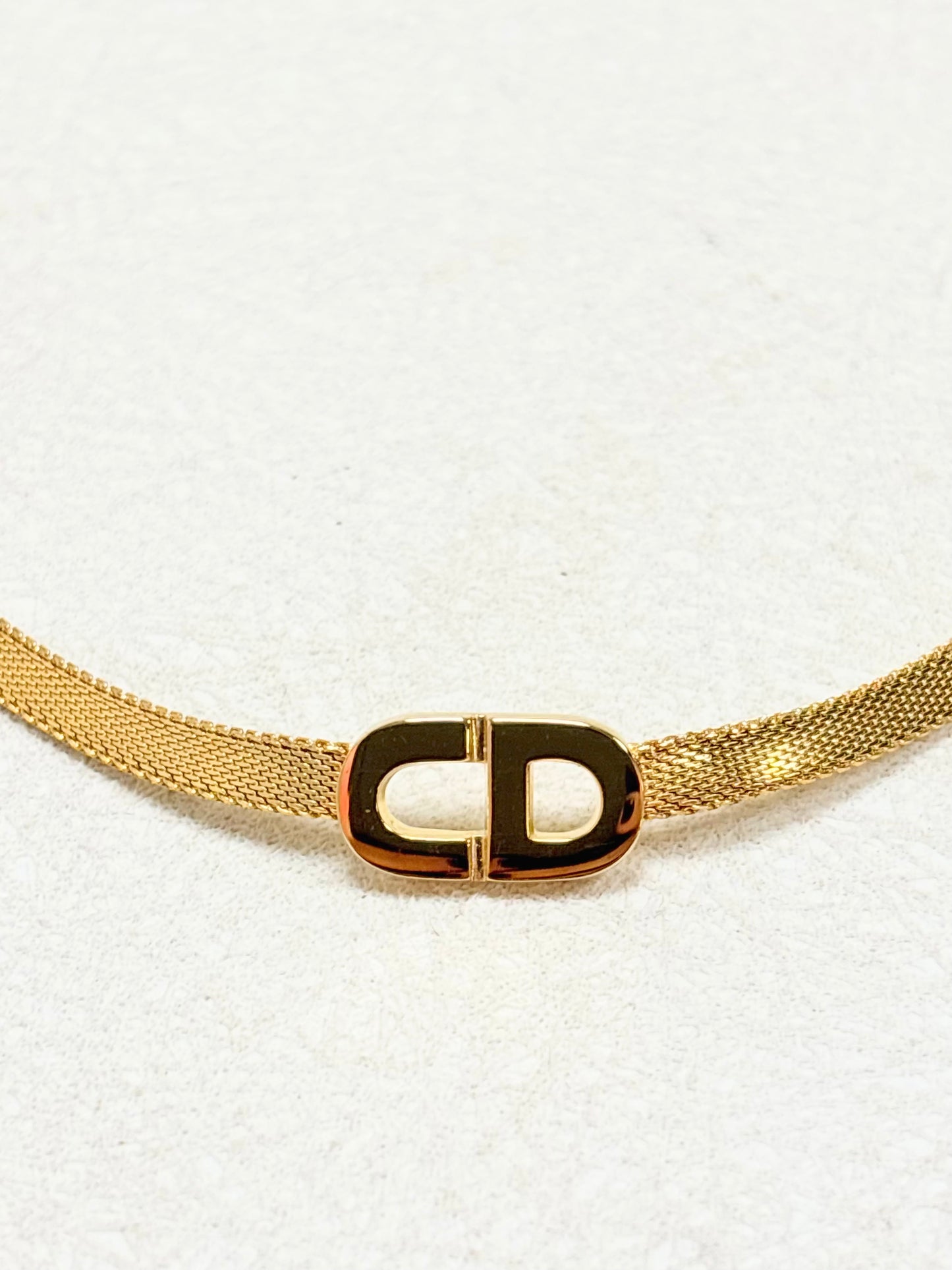 DIOR Collier Maille Plate