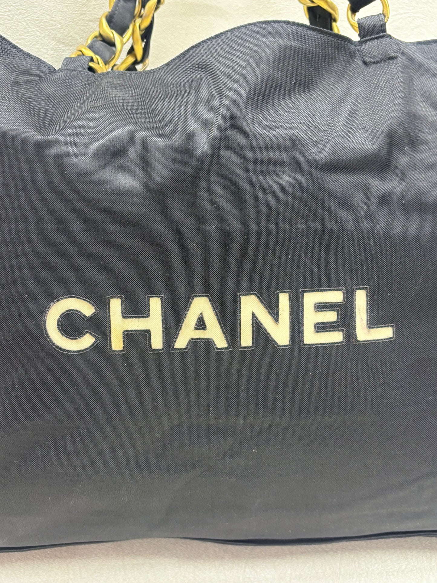 CHANEL Sac cabas Logo