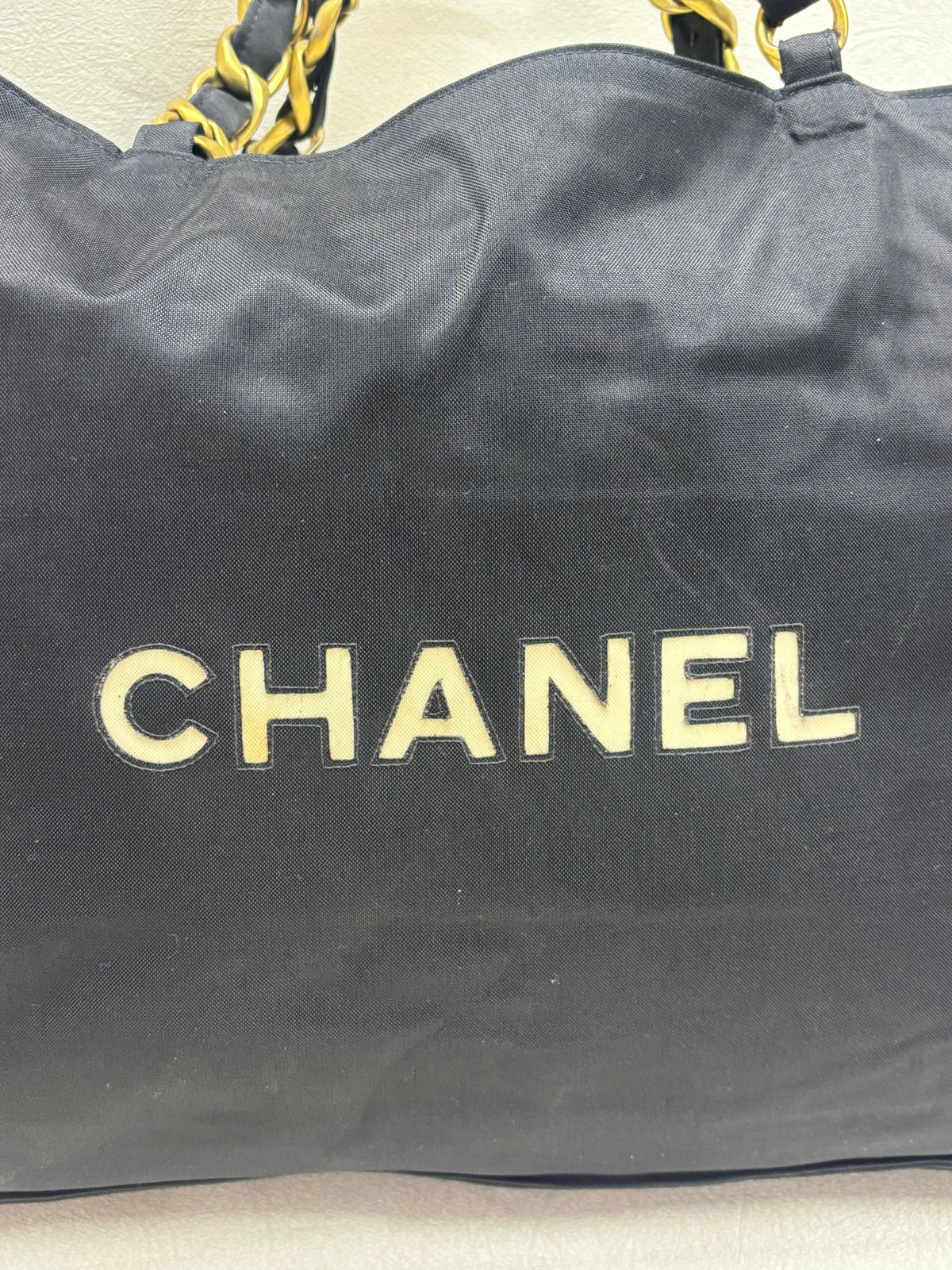 CHANEL Sac Cabas Logo