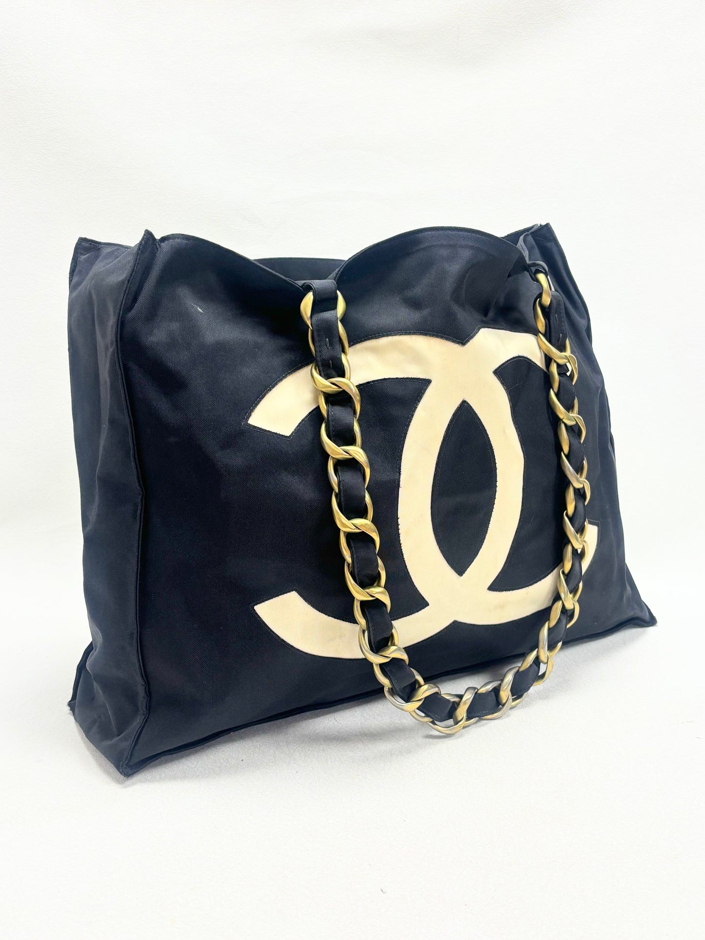 CHANEL Sac cabas Logo