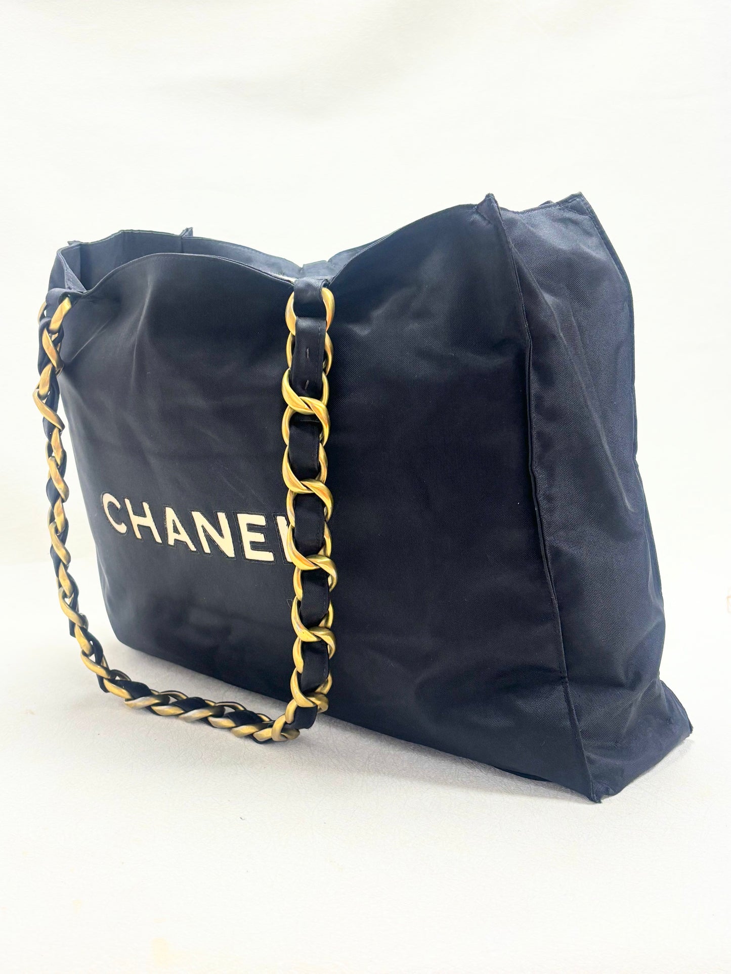 CHANEL Sac cabas Logo