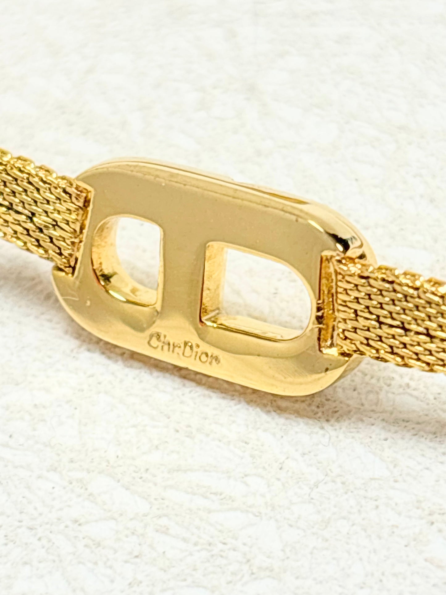 DIOR Collier Maille Plate