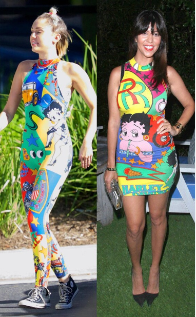 GIANNI VERSACE Legging Betty Boop
