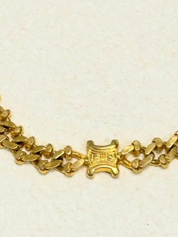 CÉLINE Collier Gourmette Triomphe