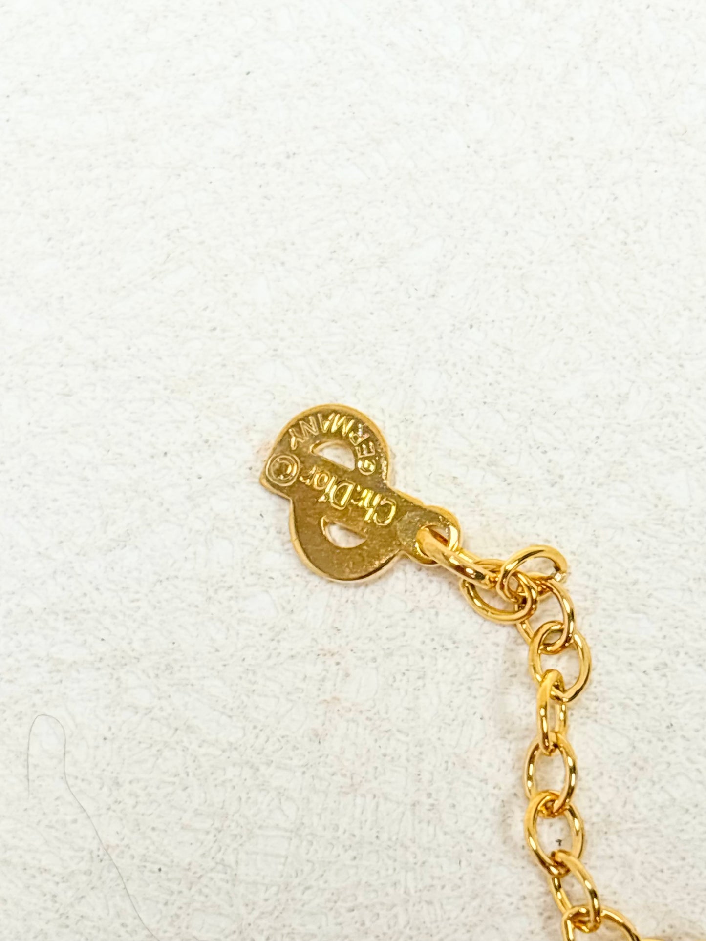 DIOR Collier Maille Plate