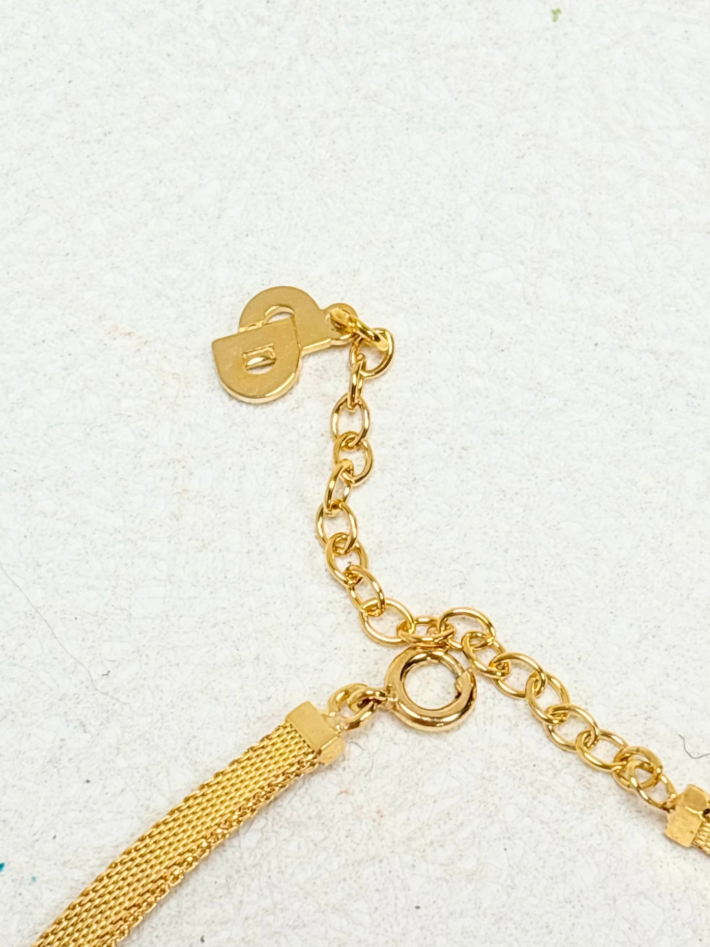 DIOR Collier Maille Plate