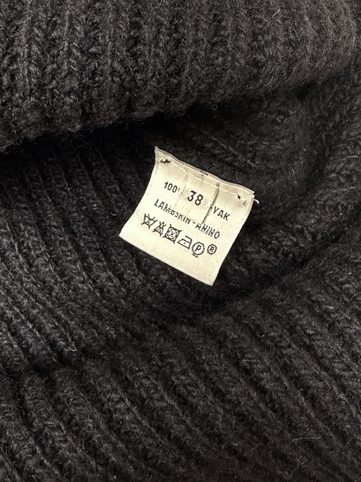 HERMÈS Gilet Laine et cuir