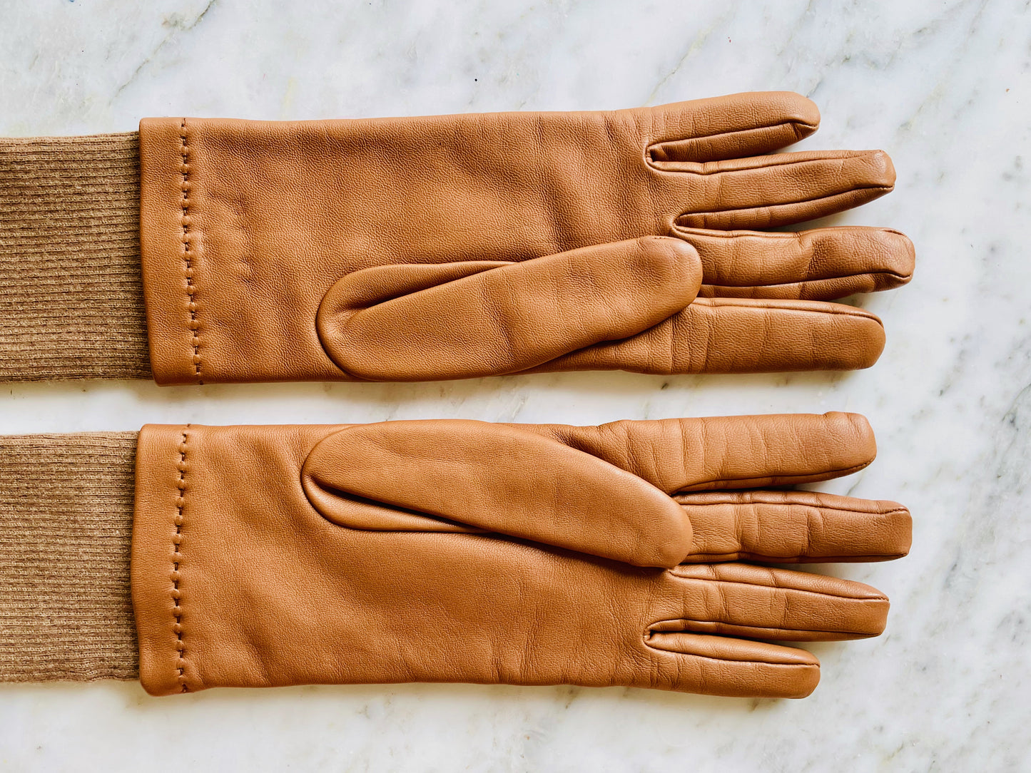 HERMÈS Gants en cuir