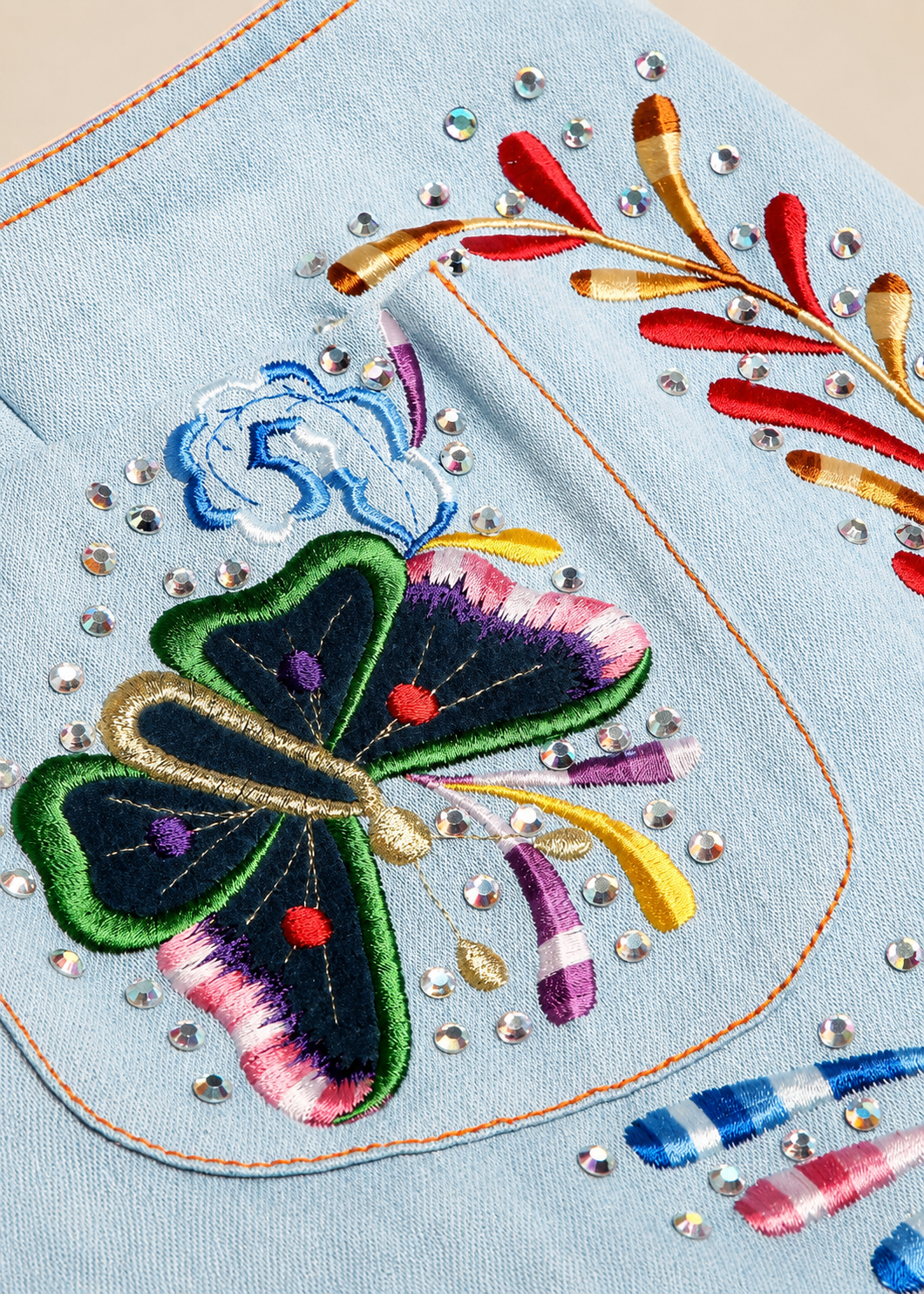 DIOR par Galliano Jupe Papillons