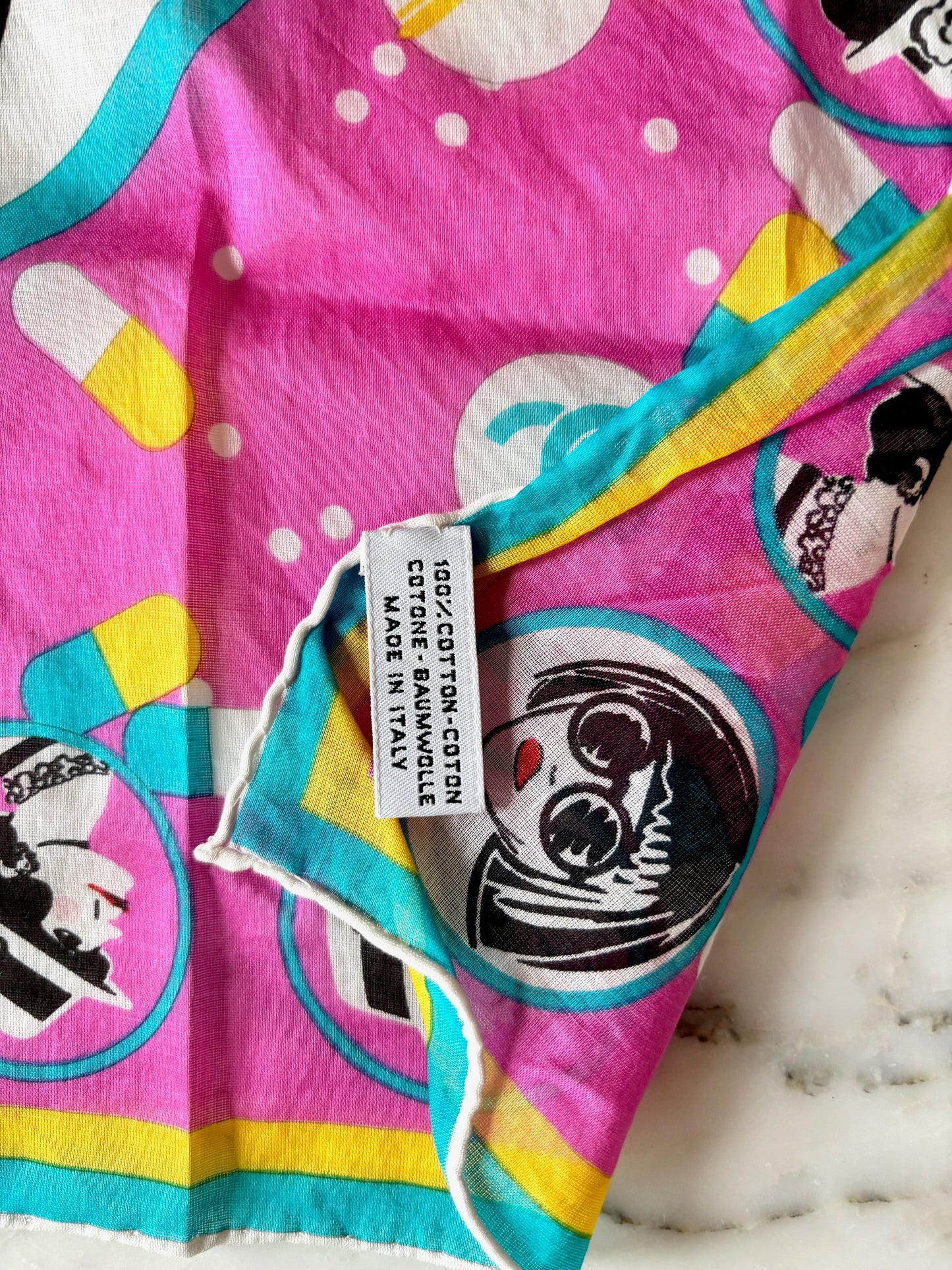 CHANEL Foulard en coton