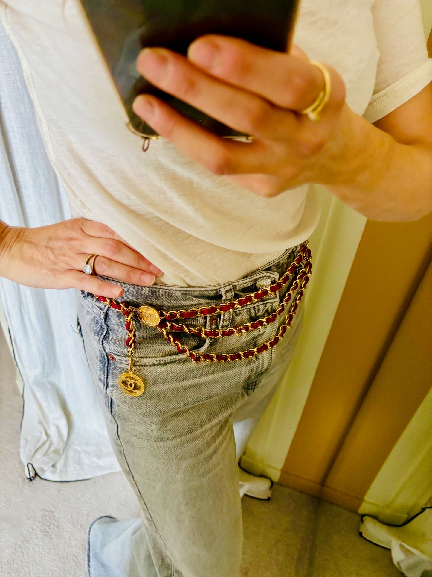CHANEL Ceinture chaîne 1984