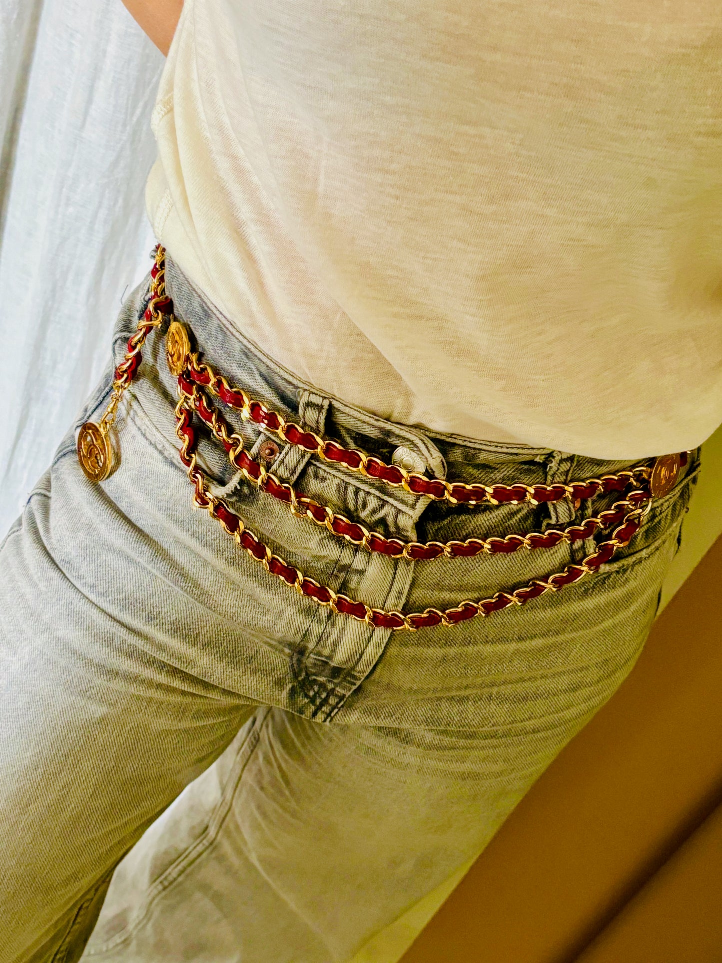 CHANEL Ceinture chaîne 1984