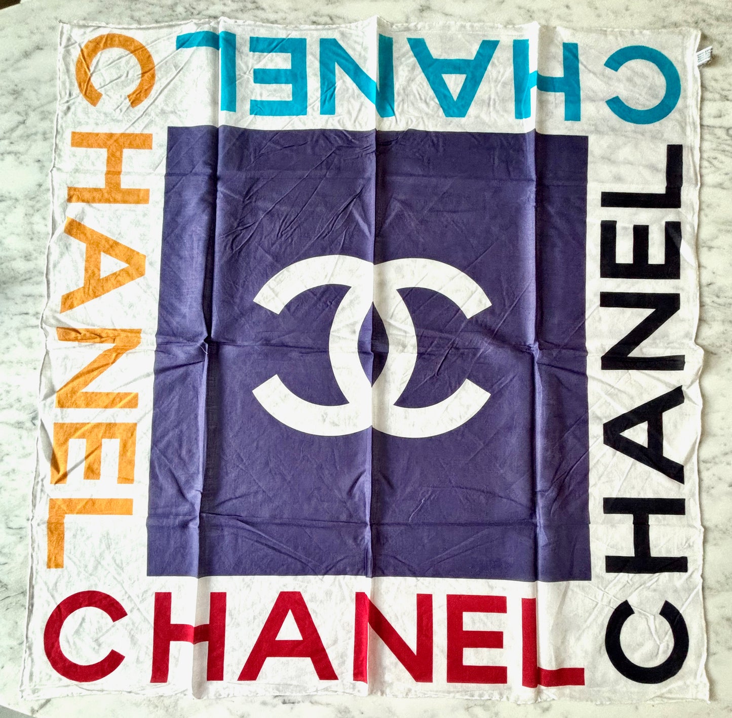 CHANEL Foulard coton