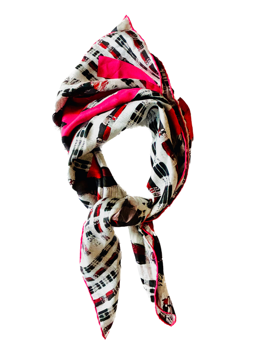 CHANEL Foulard en soie